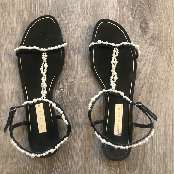 HOST PICK😍Stunning Zara Pearl Sandals - Picture 6 of 9